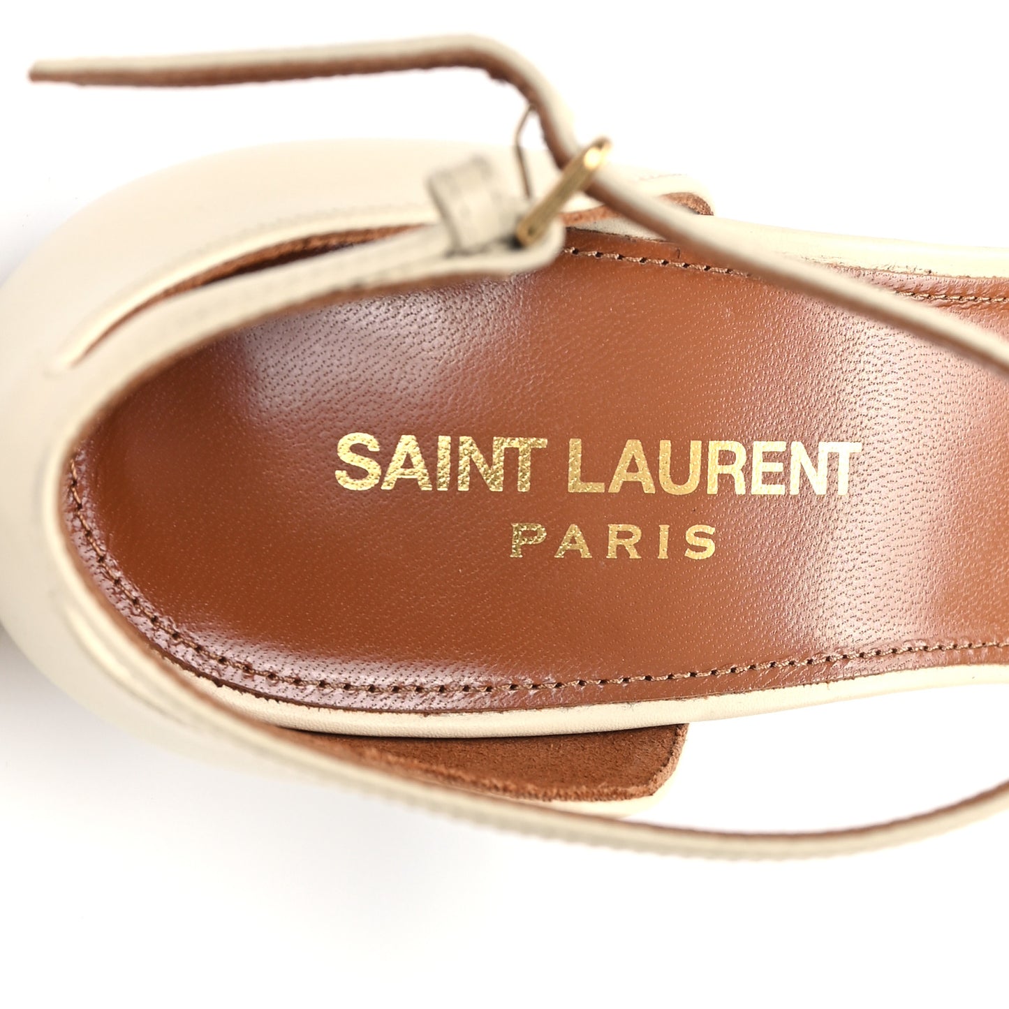 Calfskin 110 Opyum Sandals 38.5 Real Beige