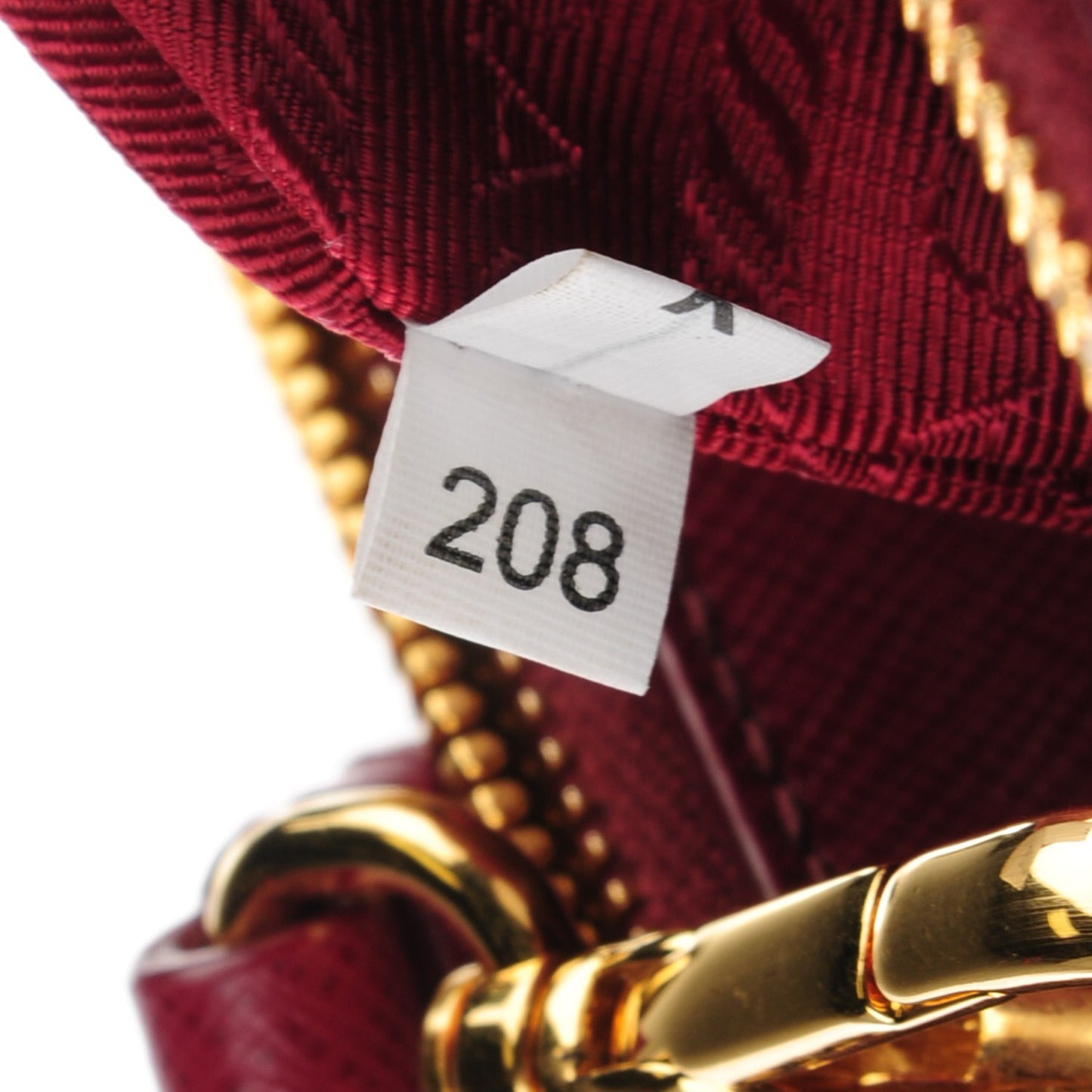 Saffiano Mini Galleria Double Zip Tote Cerise
