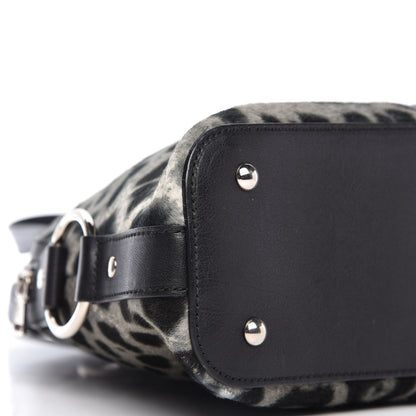 Saint Laurent Calf Hair Leopard Print Medium Muse Black 6 of 10