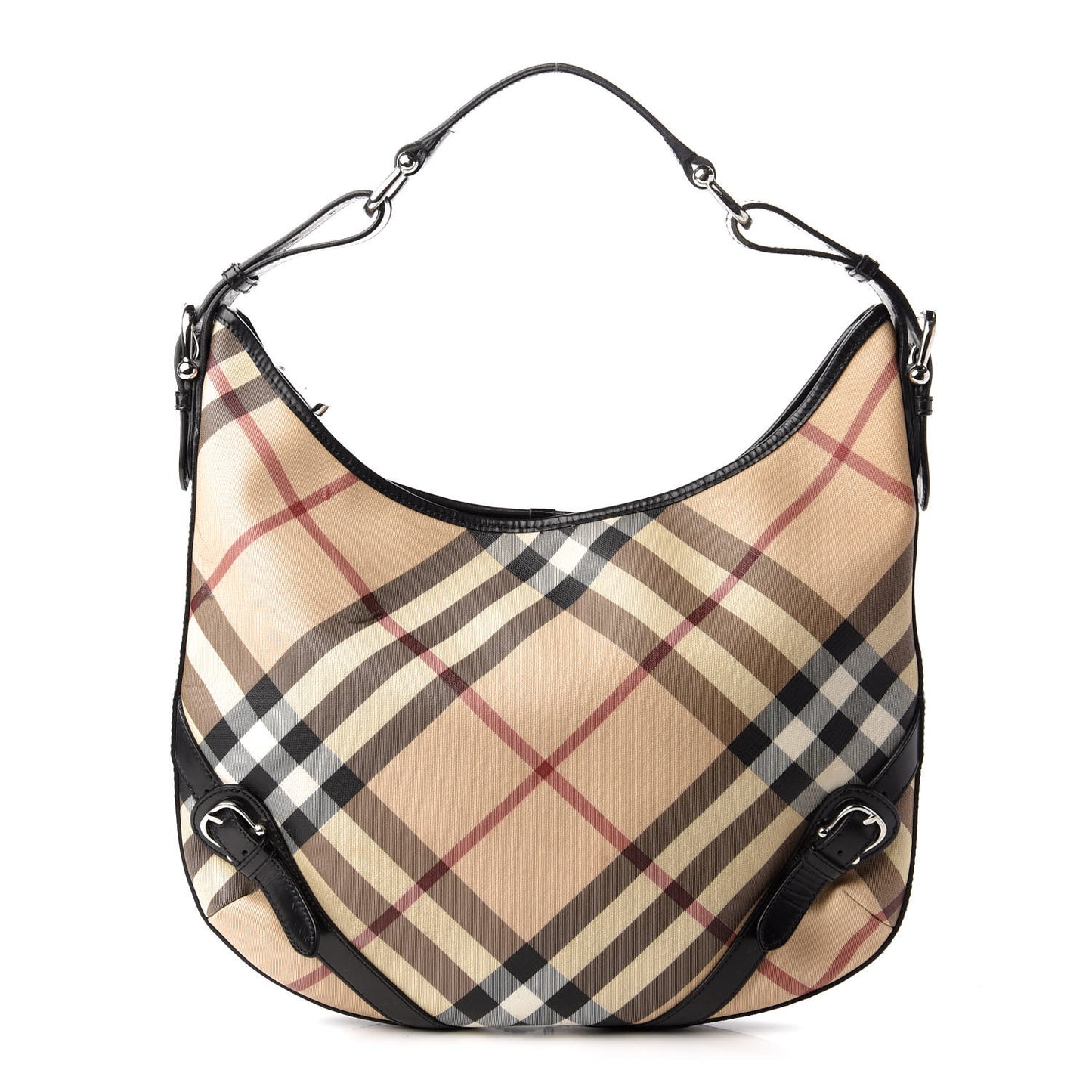 Supernova Check Large Larkin Hobo Black