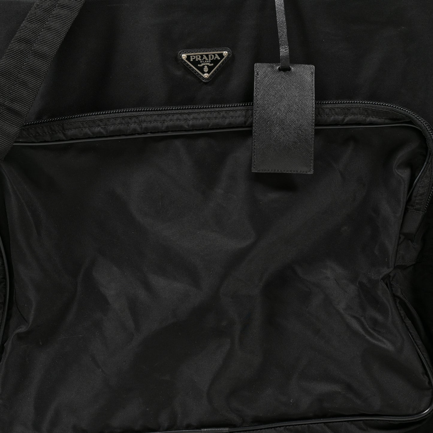 Tessuto Nylon Garment Bag Black
