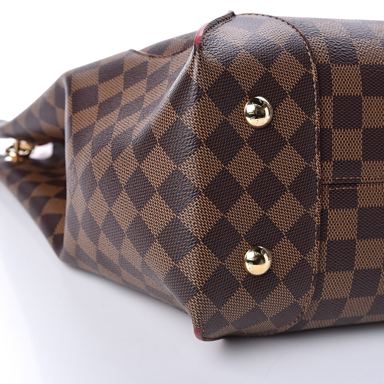 Louis Vuitton Damier Ebene Caissa Hobo Cherry 5 of 9