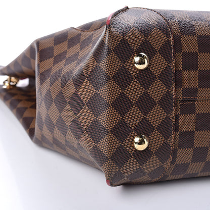 Louis Vuitton Damier Ebene Caissa Hobo Cherry 5 of 9