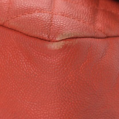 Chanel Caviar Quilted Medium Casual Journey Flap Red 12 of 21