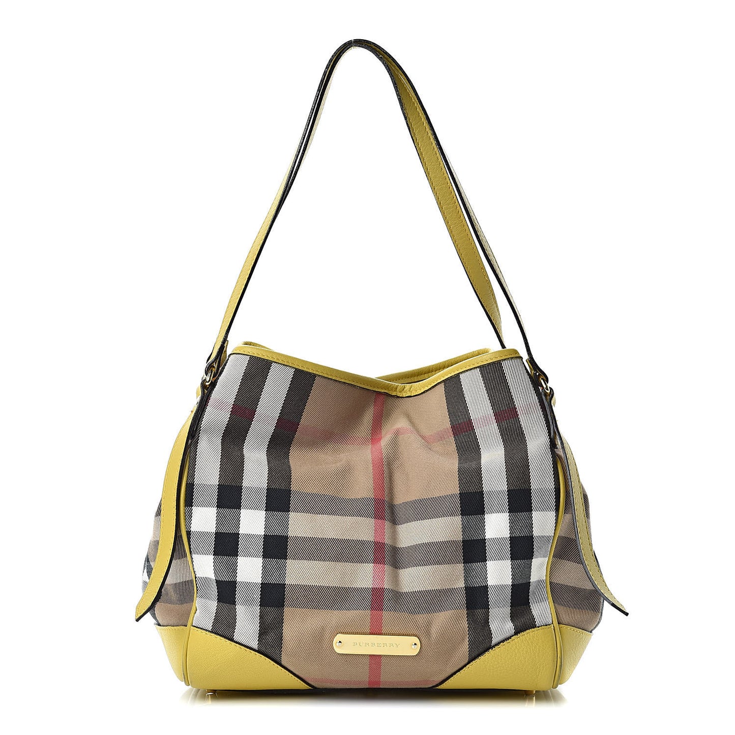 House Check Small Canterbury Tote Yellow