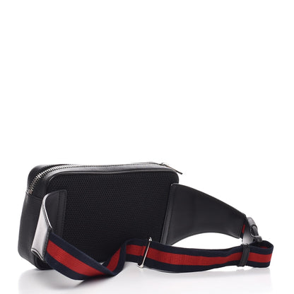 Gucci Soft GG Supreme Monogram Web Belt Bag Black Grey 4 of 8