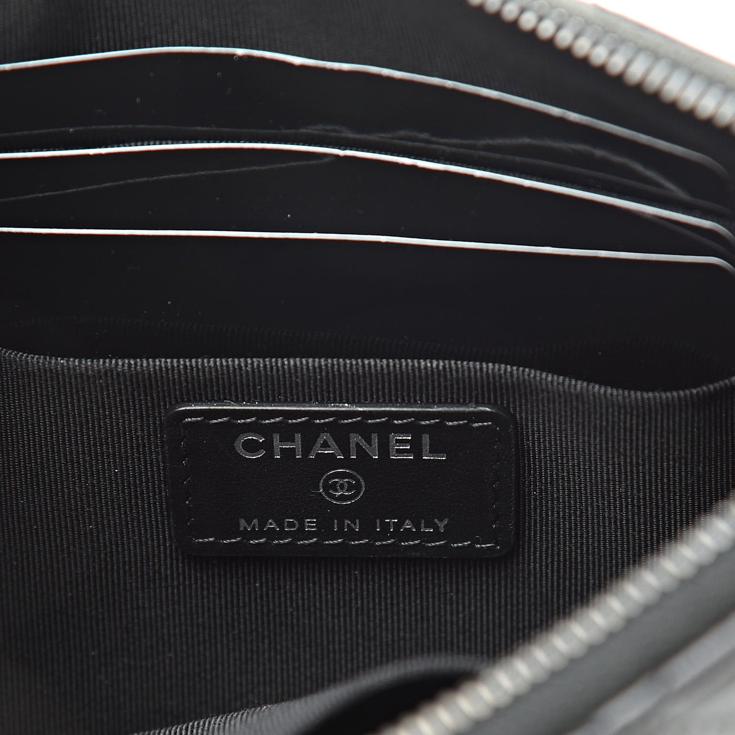 Aged Calfskin Quilted Medium Reissue Cosmetic Case So Black