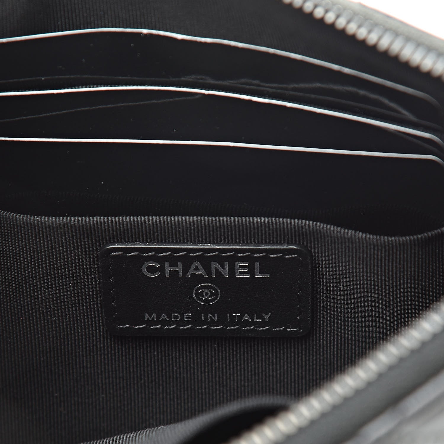 Chanel Aged Calfskin Quilted Medium Reissue Cosmetic Case So Black 6 of 7