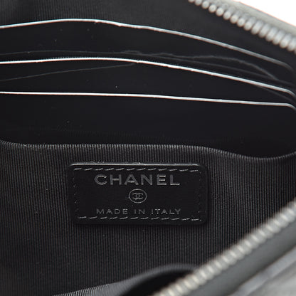 Chanel Aged Calfskin Quilted Medium Reissue Cosmetic Case So Black 6 of 7