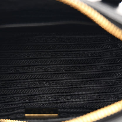 Prada Saffiano Lux Top Handle Crossbody Bag Black 6 of 11