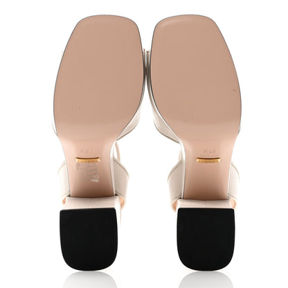 Gucci Quentin Granada Kid Horsebit 85mm Platform Sandals 36.5 Mystic White 5 of 9