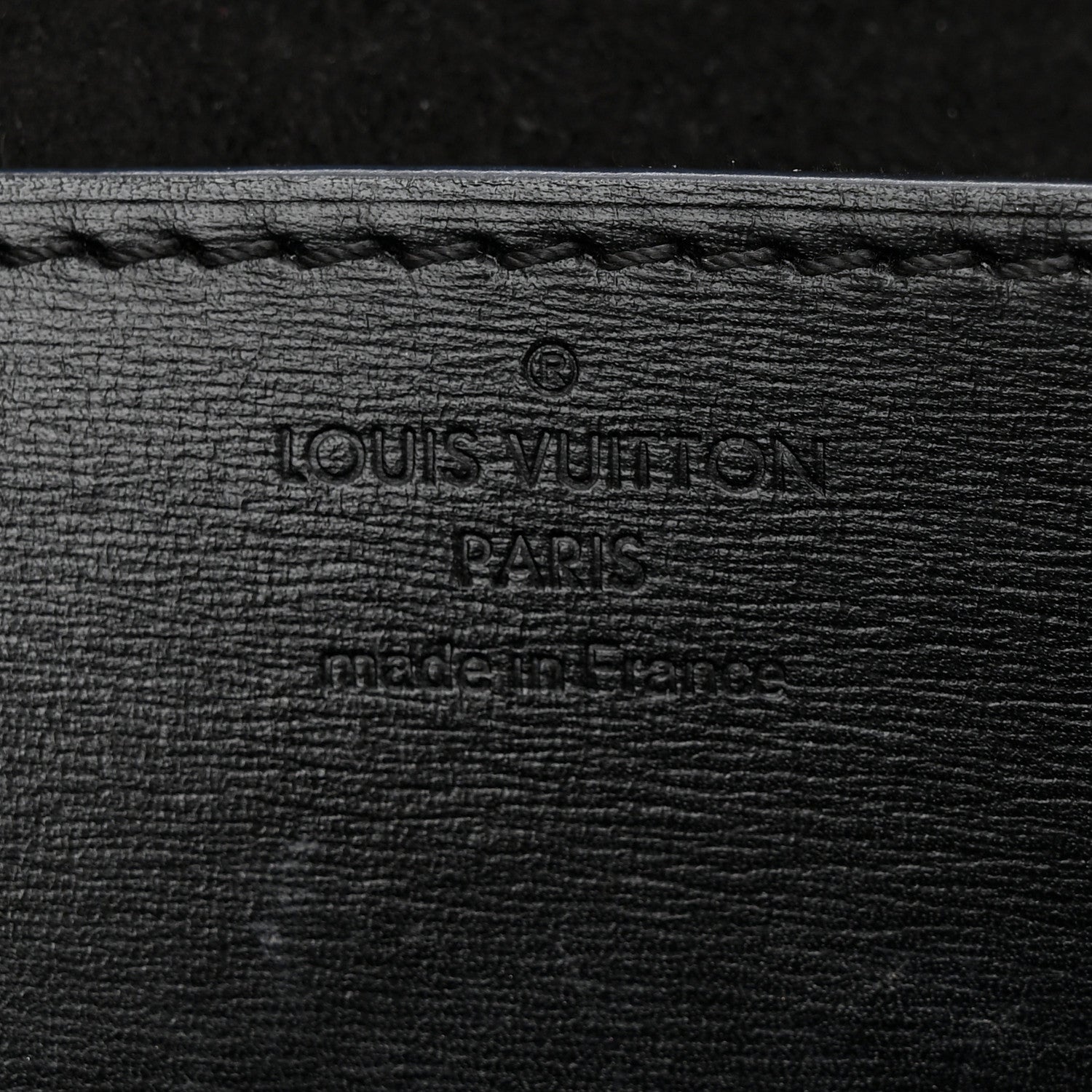 Louis Vuitton Calfskin Chain Louise MM Black 6 of 13
