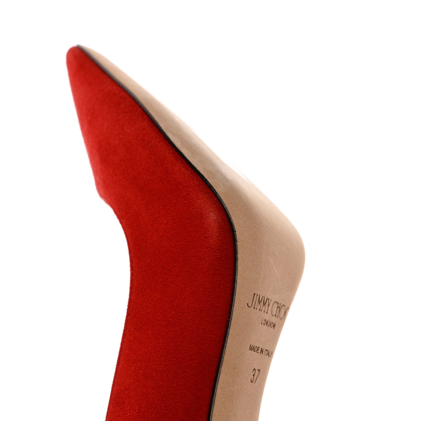 Suede Romy 100 Pumps 37 Red