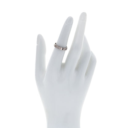 Cartier 18K White Gold 3.5mm LOVE Wedding Band Ring 52 6 2 of 5
