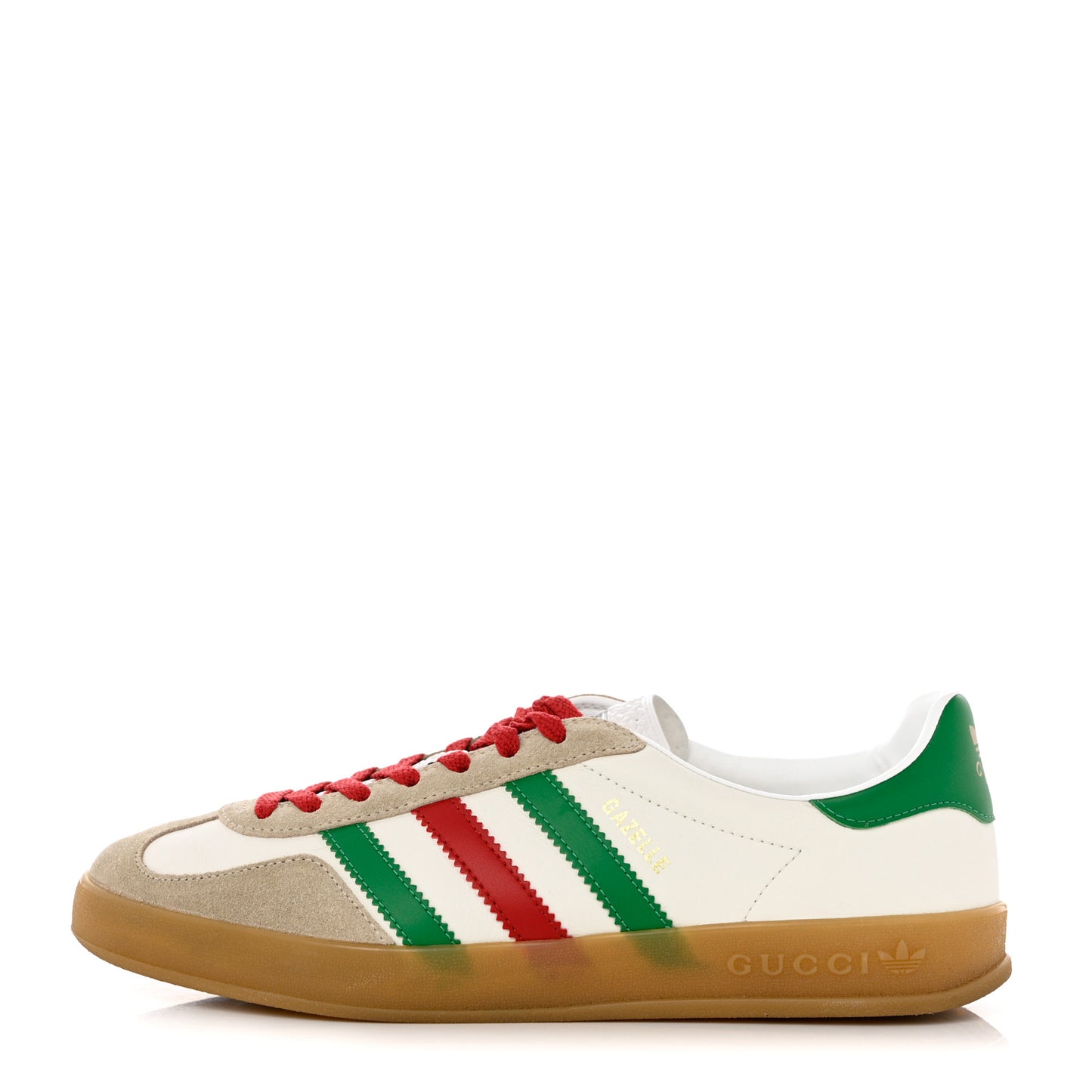X ADIDAS Suede Madeira Demetra Mens Gazelle Sneakers 10 Oatmeal White New Shamarock Hibiscus Red
