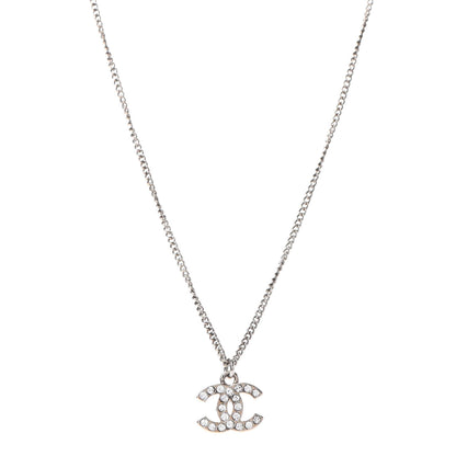 Chanel Crystal CC Necklace Light Gold 1 of 4