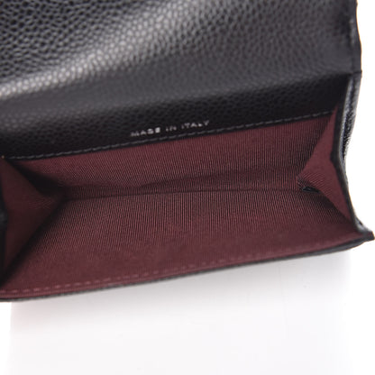 Chanel Caviar Quilted Flap Card Holder Black 5 of 9