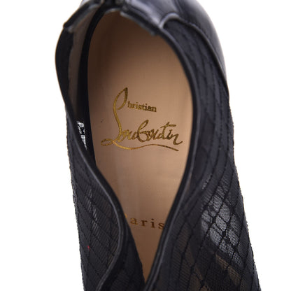 Christian Louboutin Kid Patent Resile Brode Filette 100 Ankle Boots 37.5 Black 10 of 13