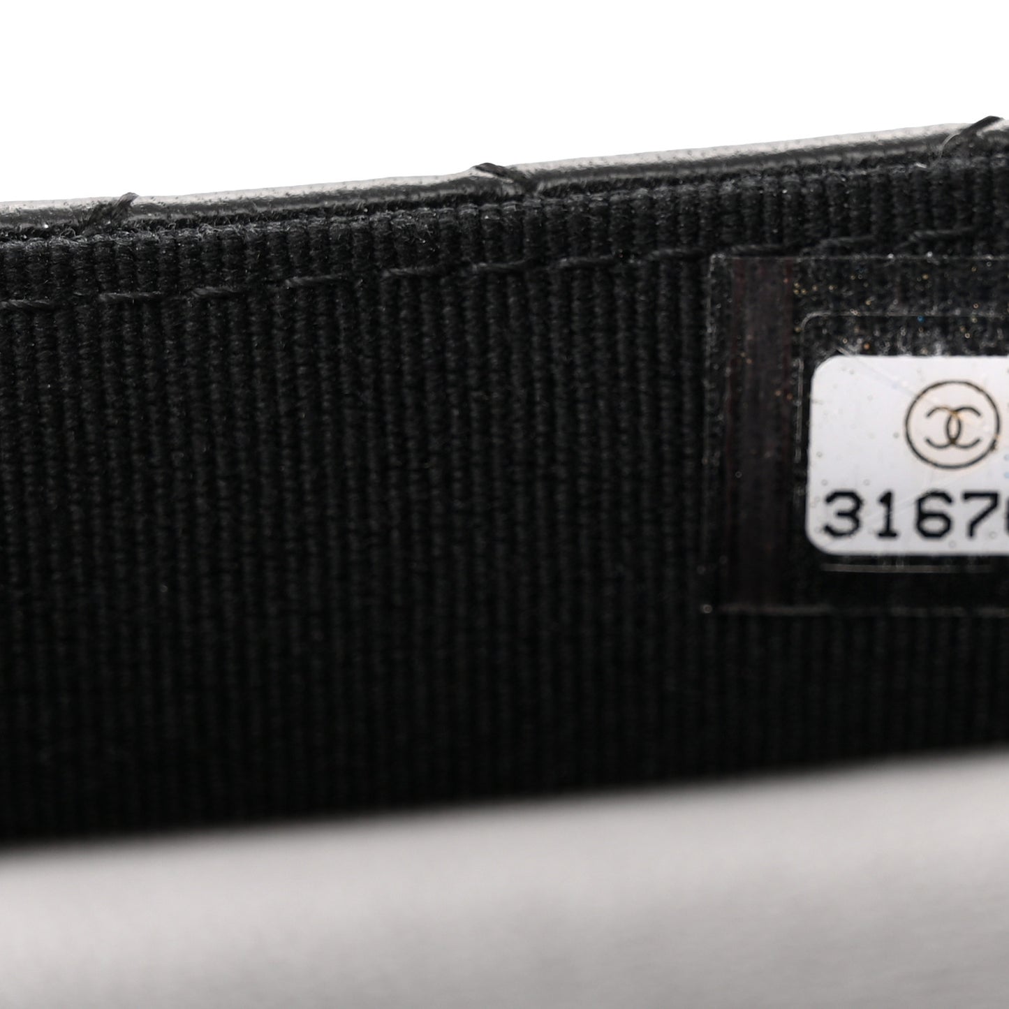 Lambskin Quilted Top Handle Flap Coin Purse With Chain Black