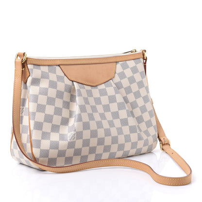 Louis Vuitton Damier Azur Siracusa PM 2 of 9