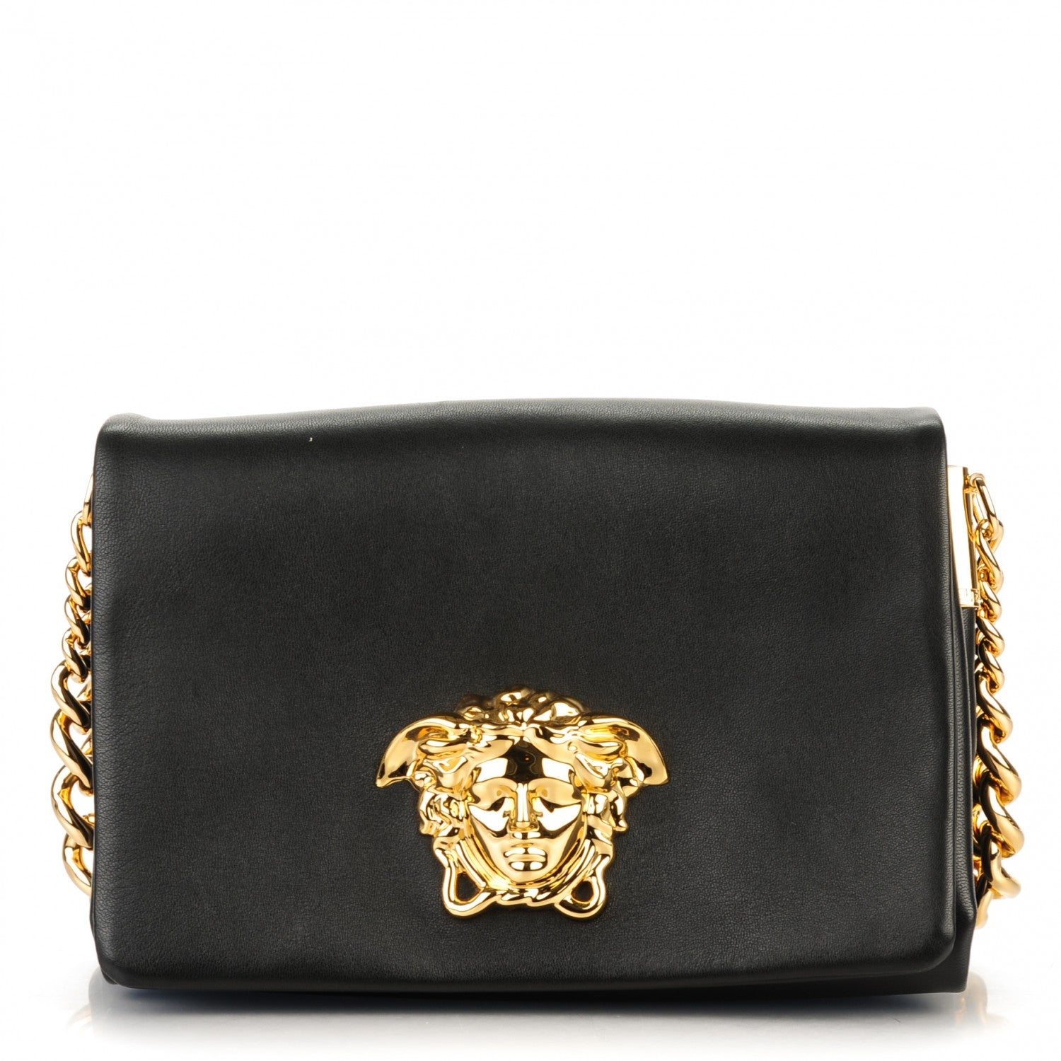 Versace Nappa Palazzo Sultan Shoulder Bag Black 1 of 6