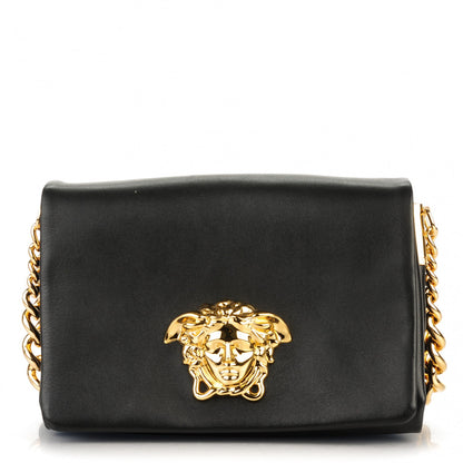 Versace Nappa Palazzo Sultan Shoulder Bag Black 1 of 6
