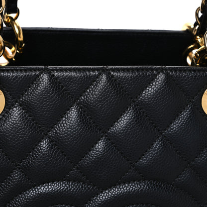 Chanel Caviar Quilted Grand Shopping Tote GST Black 9 of 13