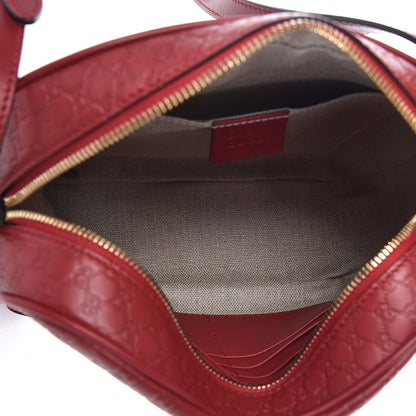 Gucci Microguccissima Mini Bree Messenger Bag Red 5 of 7