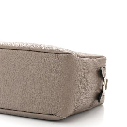 Prada Vitello Daino Soft Medium Double Zip Shoulder Bag Argilla 11 of 11