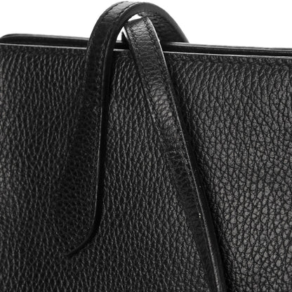 Gucci Pebbled Calfskin Small Swing Tote Black 8 of 9
