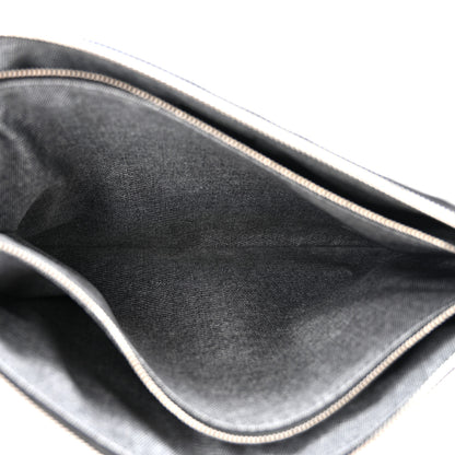 Louis Vuitton Lambskin Embossed Monogram Coussin MM Black Gray 5 of 9
