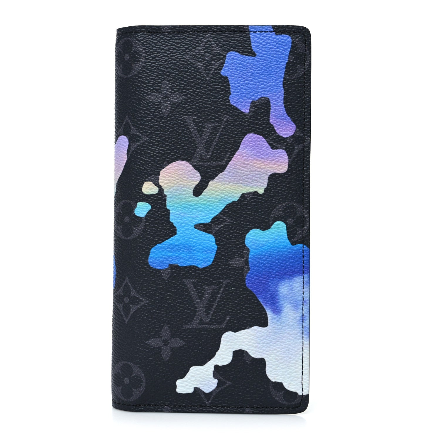 Louis Vuitton Monogram Eclipse Sunrise Brazza Wallet 1 of 8
