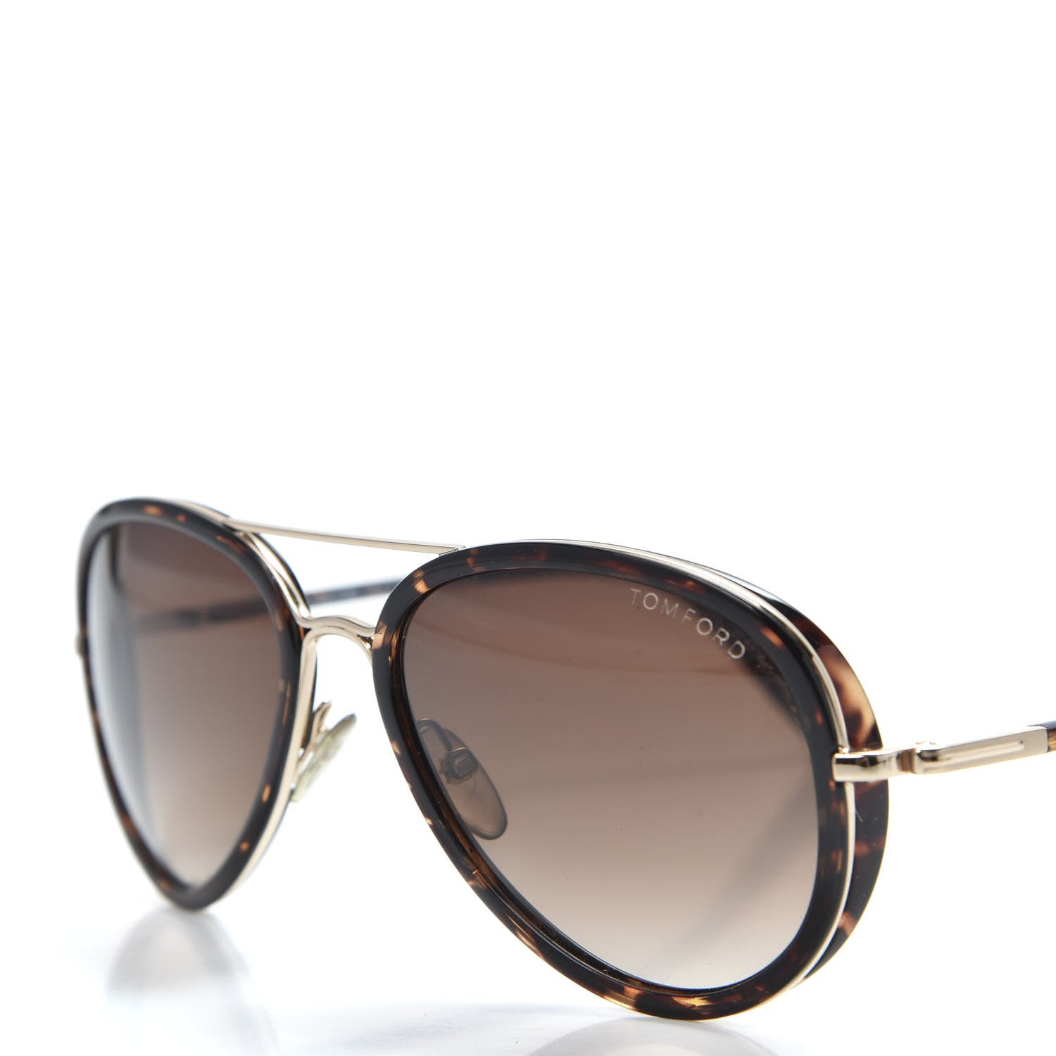 Tom Ford Miles Aviator Sunglasses TF341 Tortoise 7 of 7