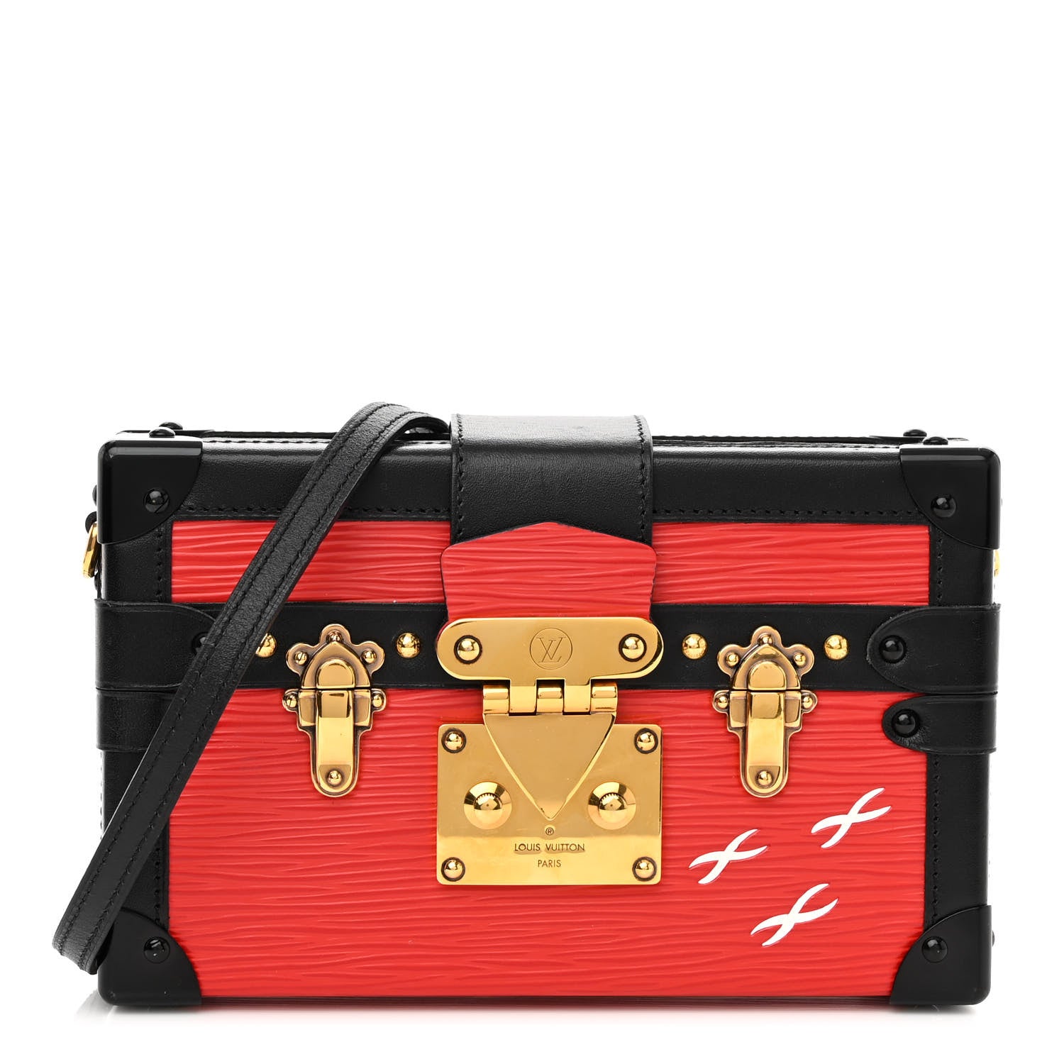 Louis Vuitton Epi Petite Malle Coquelicot 1 of 10