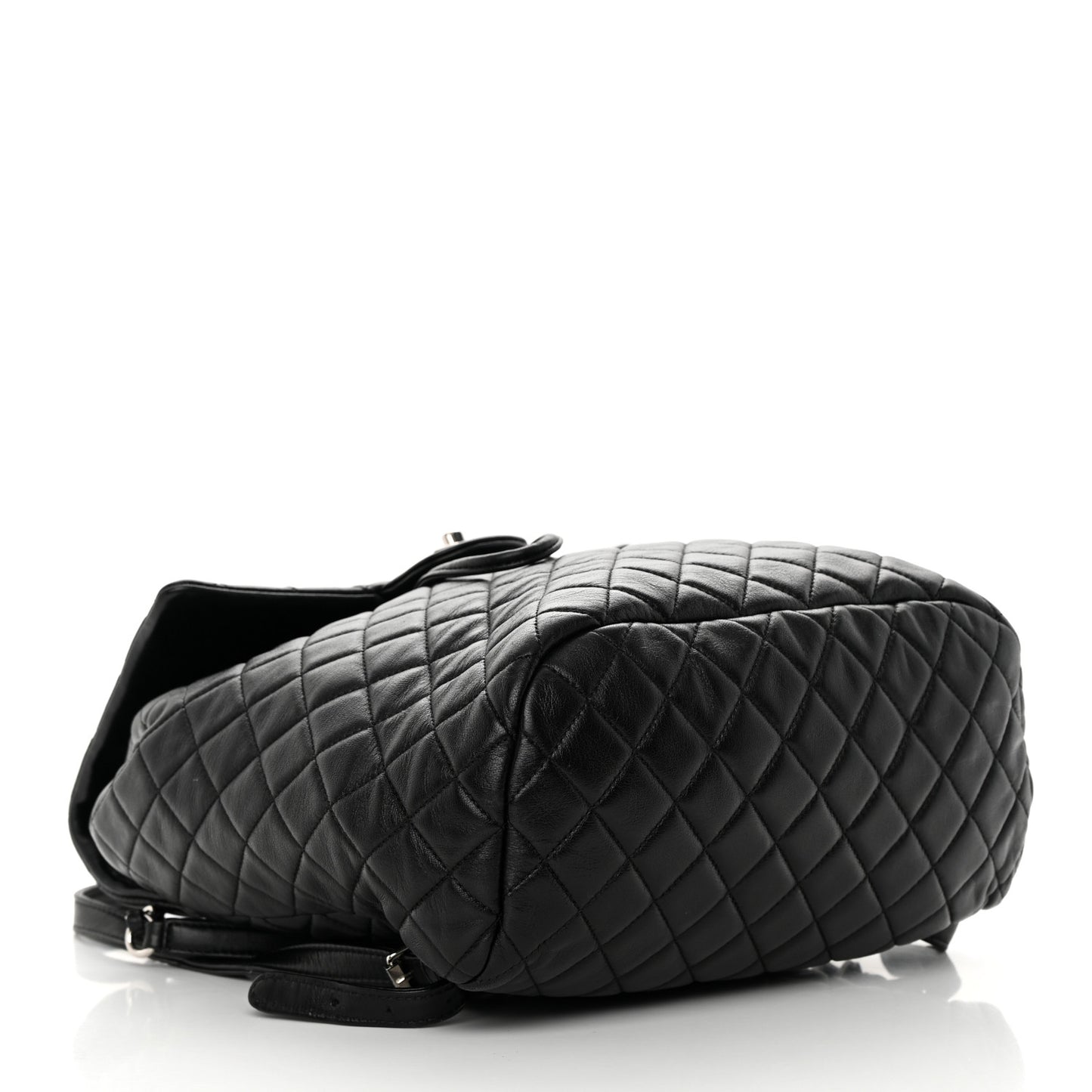 Lambskin Quilted Large Urban Spirit Backpack Black