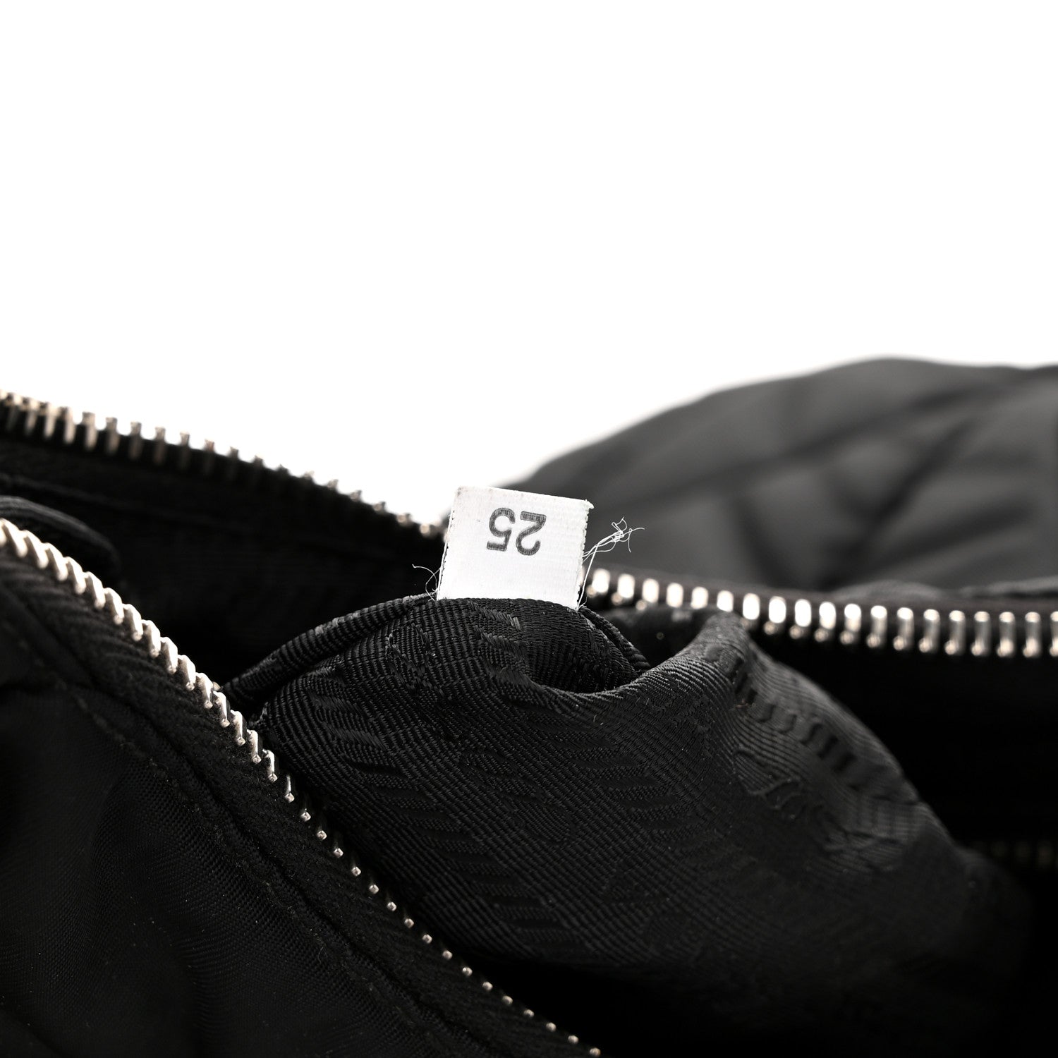 Prada Re-Nylon Triangle Padded Patchwork Shoulder Bag Black 7 of 10