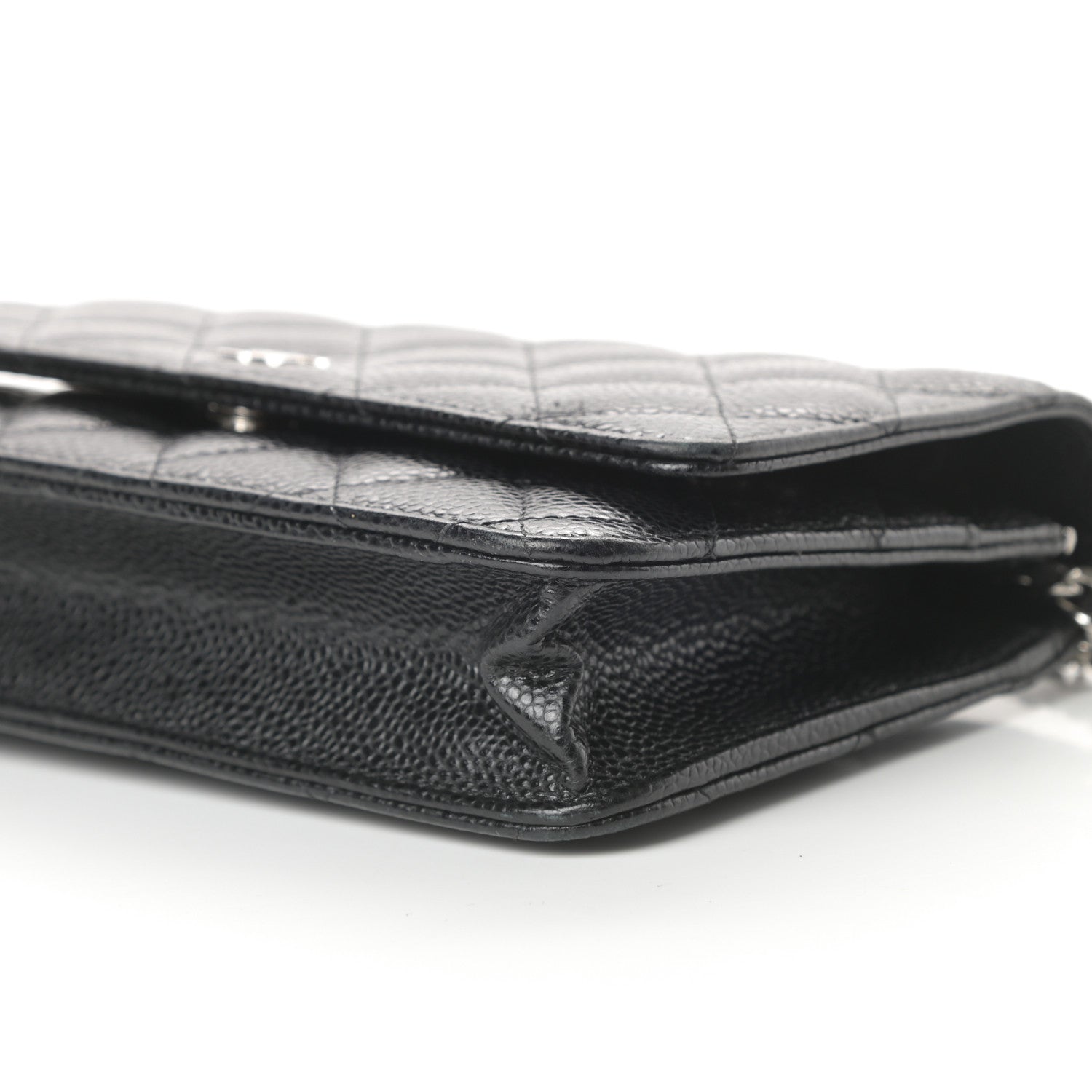 Chanel Caviar Quilted Wallet On Chain WOC Black 11 of 12