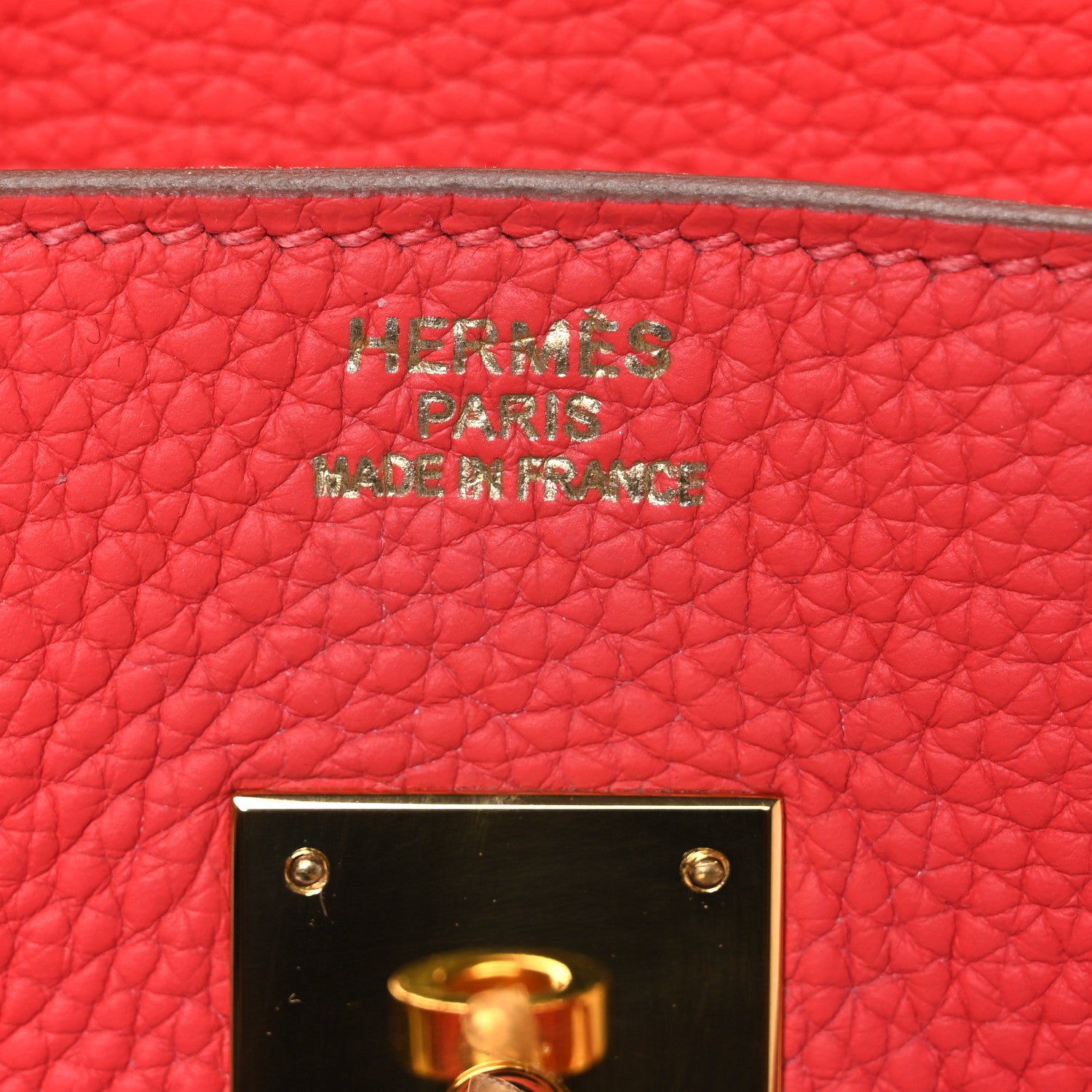 Hermes Togo BIRKIN 35 Rouge Pivoine 6 of 10