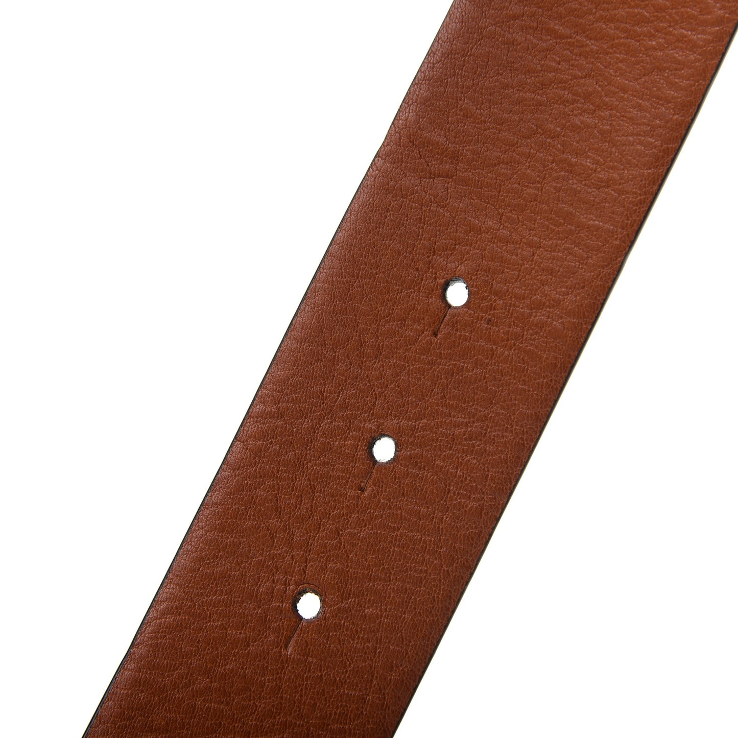 Glossy Calfskin VLogo Reversible 40mm Belt 90 36 Saddle Brown Black