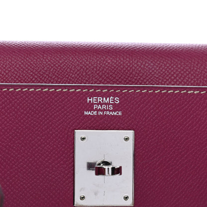 Hermes Epsom Candy Kelly Retourne 32 Tosca Rose Tyrien 11 of 25