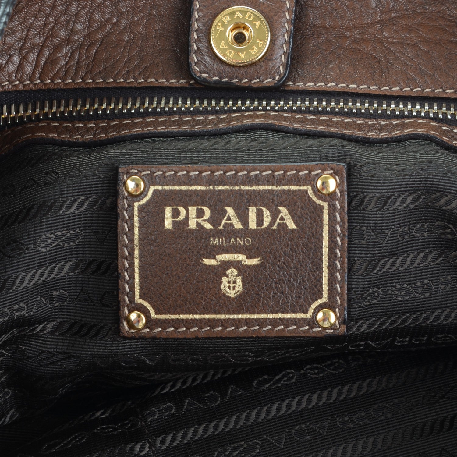 Prada Cervo Antik Hobo Cacao 7 of 9