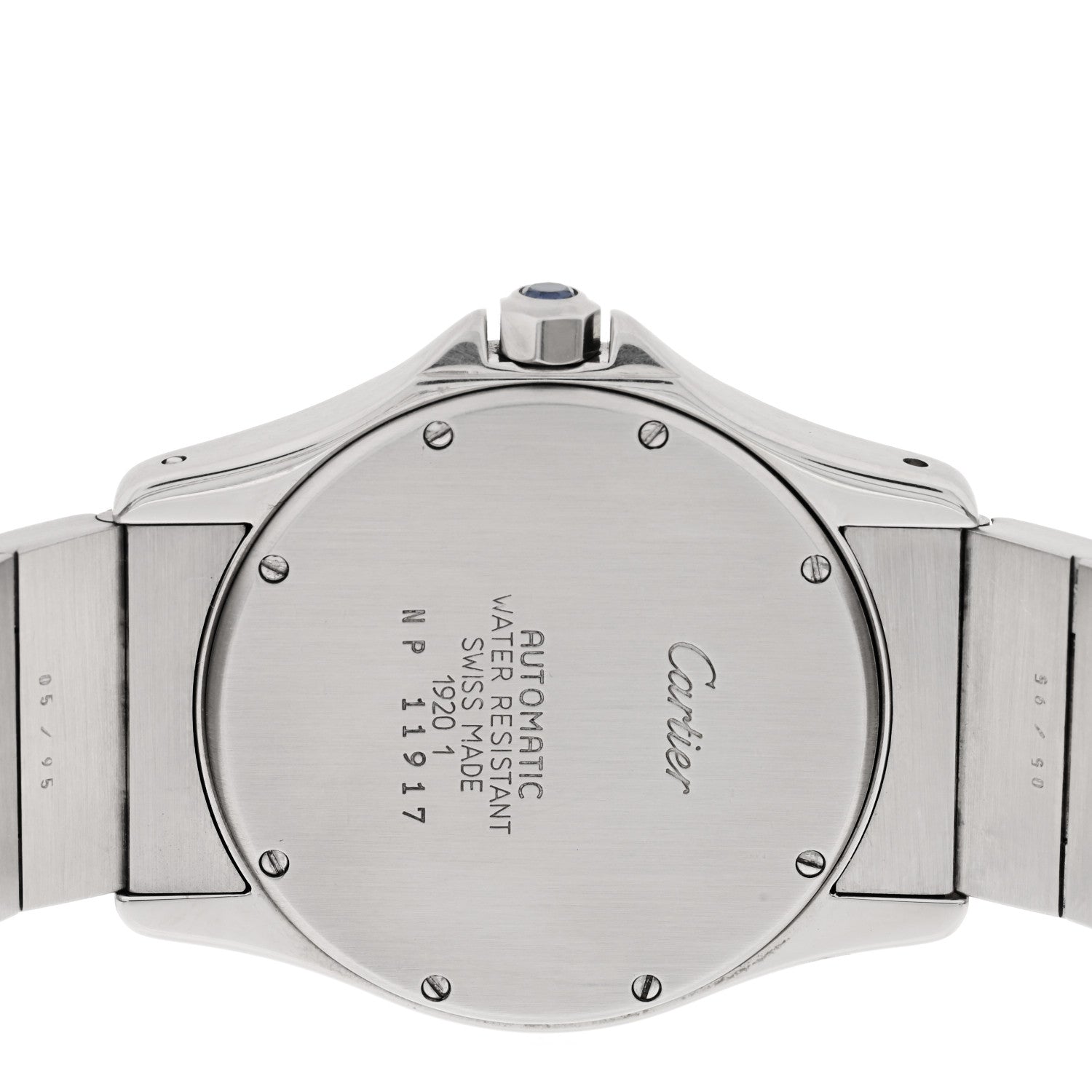 Cartier Stainless Steel 33mm Santos Ronde Automatic Watch 4 of 4
