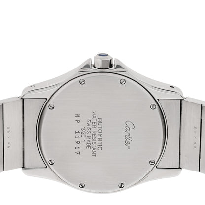 Cartier Stainless Steel 33mm Santos Ronde Automatic Watch 4 of 4