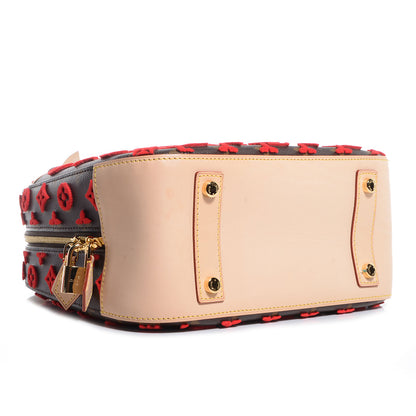 Louis Vuitton Monogram Tuffetage Deauville Cube Red 4 of 8