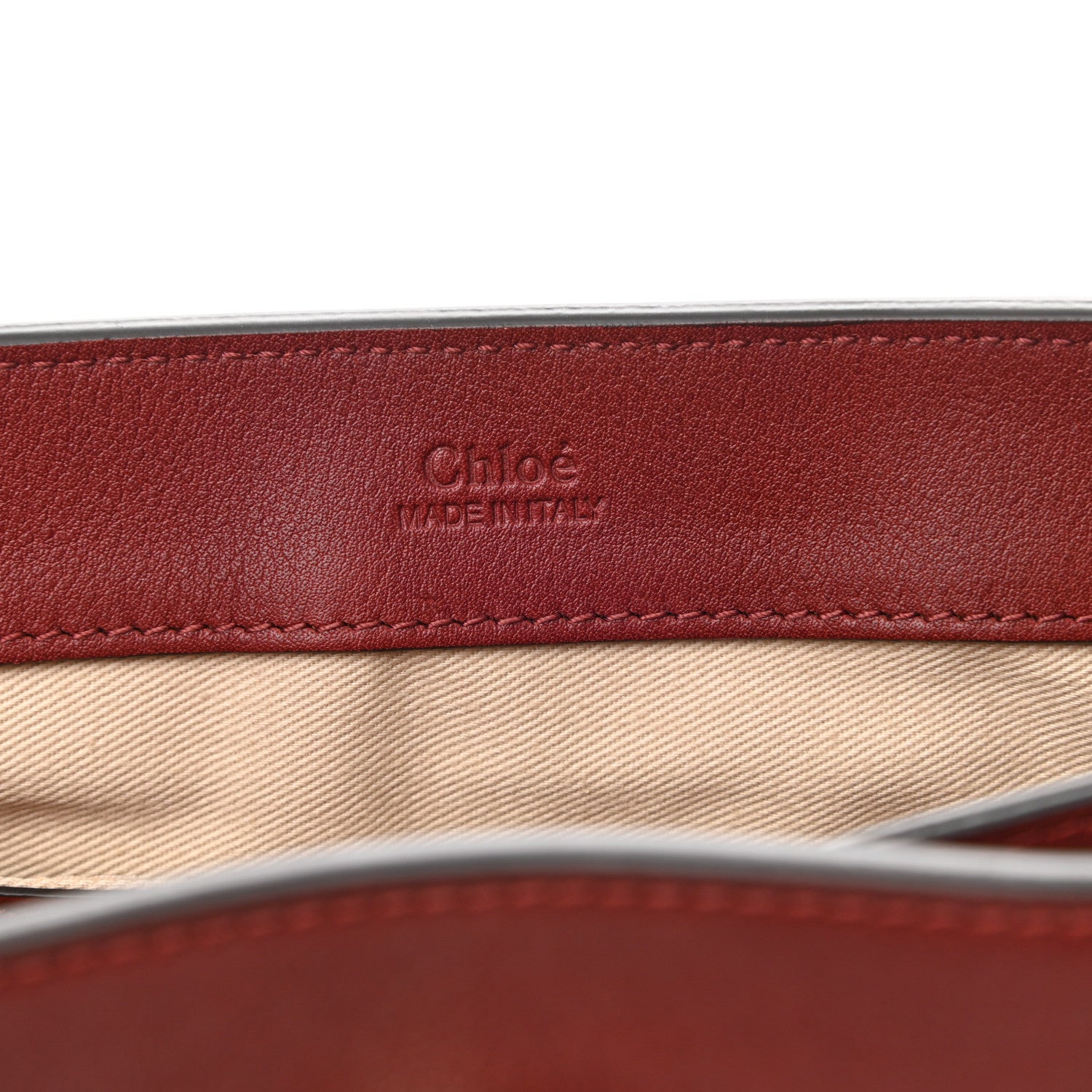 Chloe Calfskin Mini Faye Day Shoulder Bag Sienna Red 6 of 8