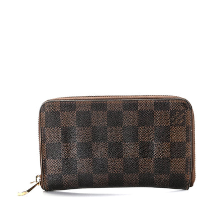 Louis Vuitton Damier Ebene Zippy Compact Wallet 1 of 12
