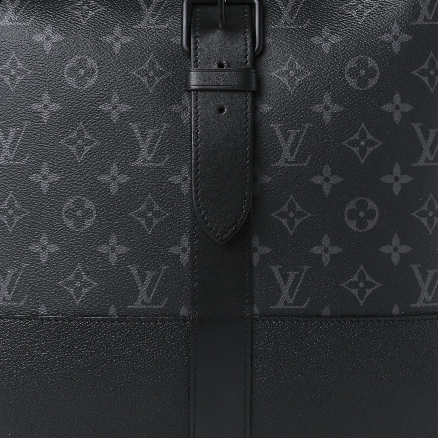 Louis Vuitton Monogram Eclipse Saumur Tote Black 7 of 9