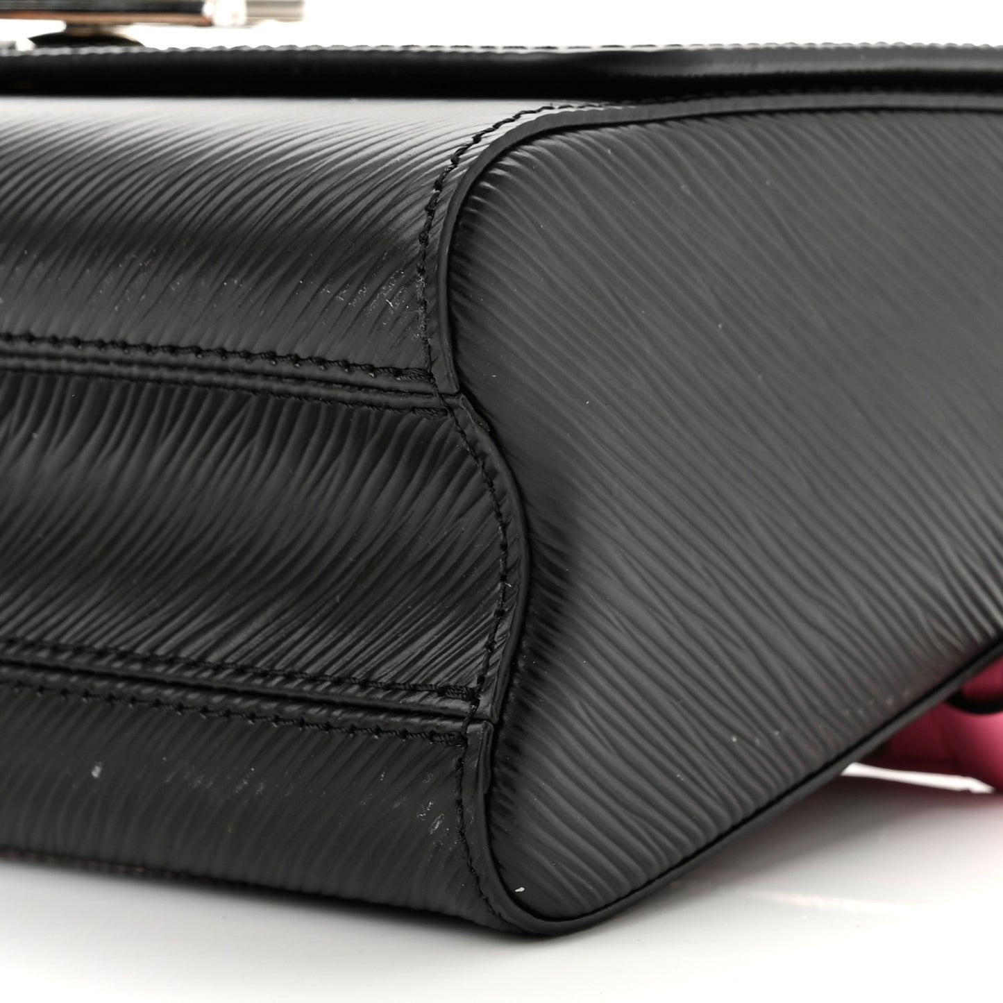 Epi Twist Short Handle Shoulder Bag Black Rose