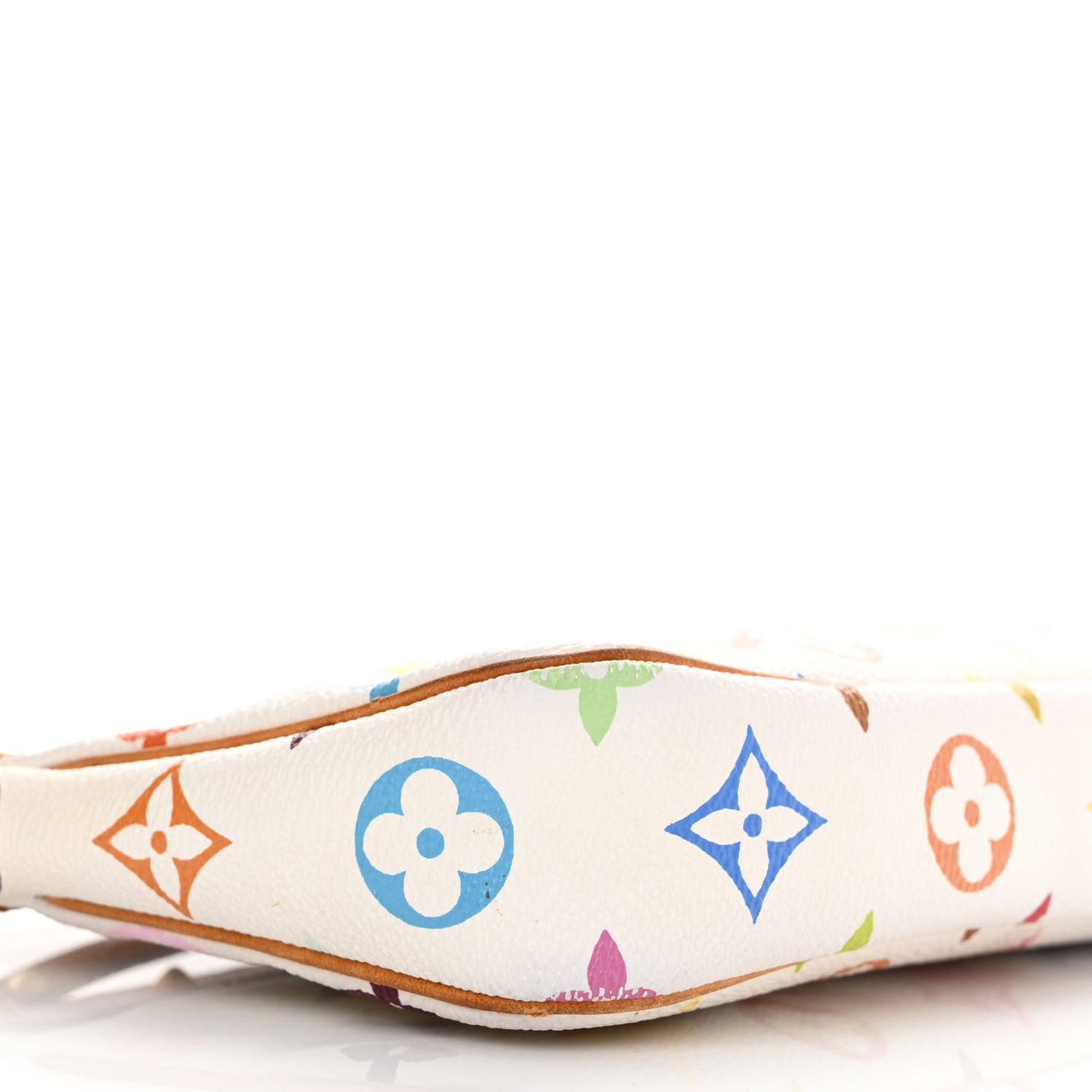Monogram Multicolor Pochette Accessories White