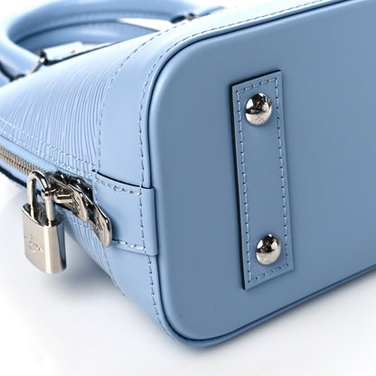 Louis Vuitton Epi Jacquard Alma BB Bleu Nuage 5 of 10